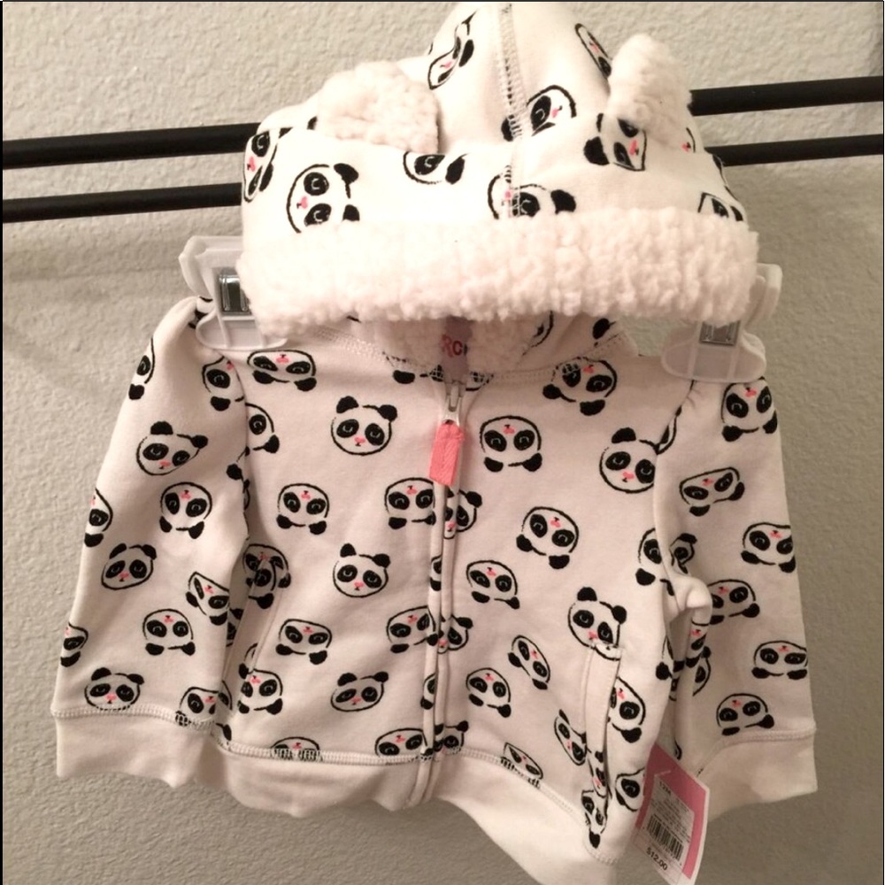 Infants panda sweater